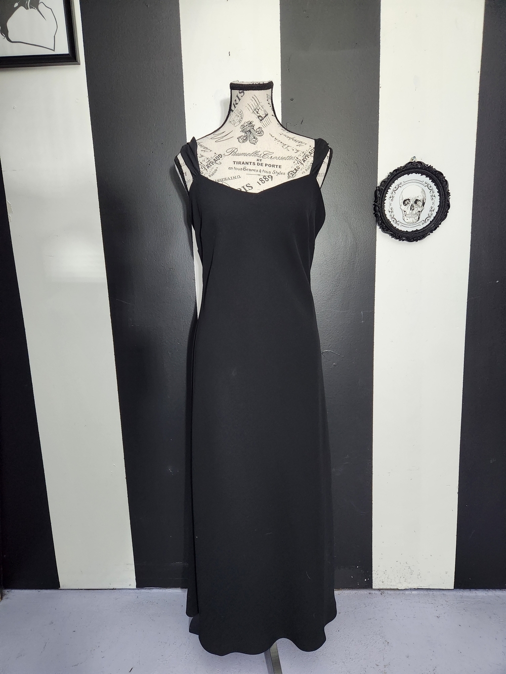 90's Maxi Slip Dress - Minimalist Women's Evening Gown